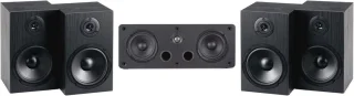5.0 Surround-speakerset Satellietluidsprekers Zwart