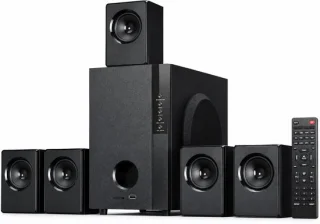 5.1 home cinema set met 600w surround sound en 5,25 inch subwoofer