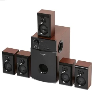 5.1 surround sound home cinema set rood
