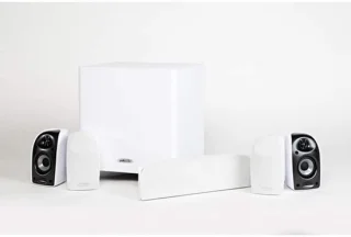 5.1 surround sound home cinemaspeakerset wit