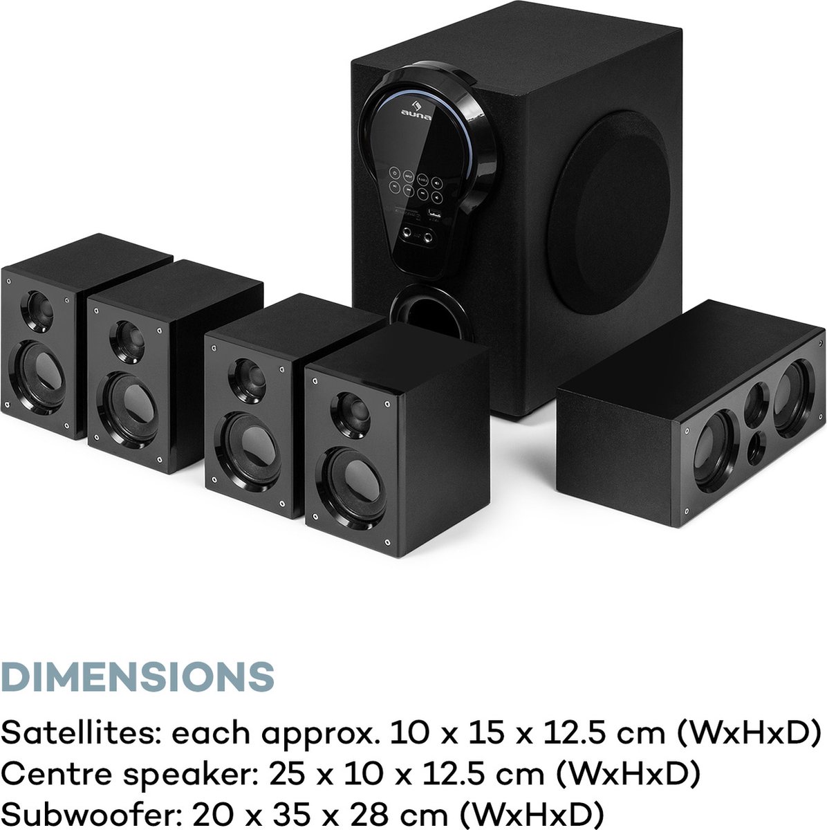 Areal 525 DG 5.1-surround-systeem