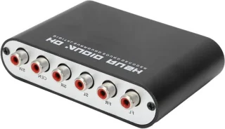 Audioconverter audio decoder home cinema zwart
