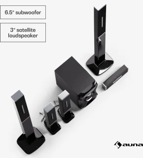 Auna Areal 825 5.1 speakersysteem