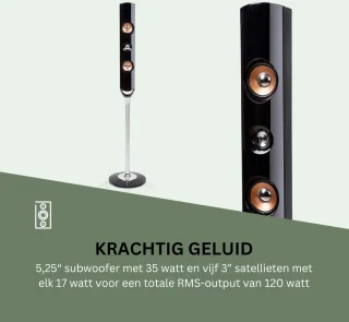 AUNA Home Cinema Draadloze Surround Set