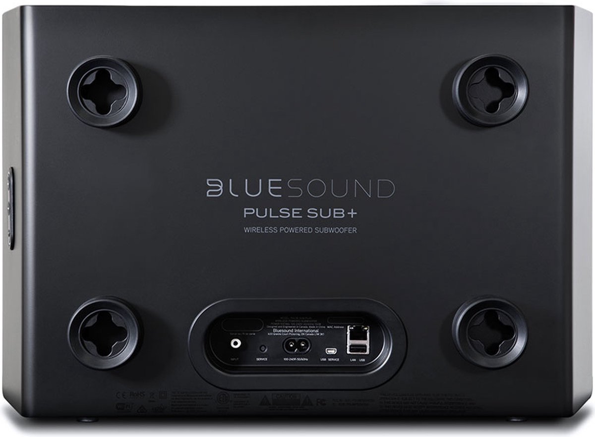 Bluesound Pulse Soundbar+ set zwart