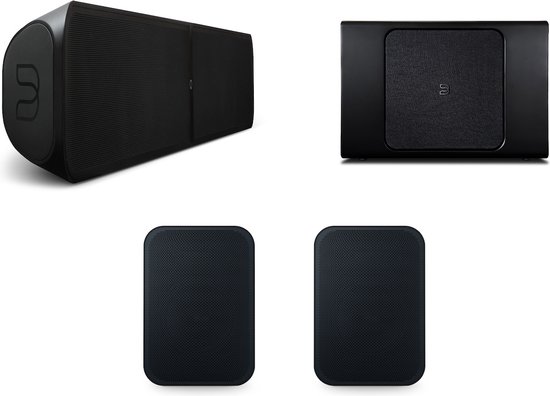Bluesound Pulse Soundbar+ set zwart