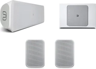 Bluesound Pulse Soundbar+, Sub+ en Flex 2i Wit