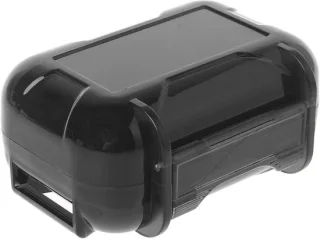 Case, aluminiumlegering opbergbox, zwart