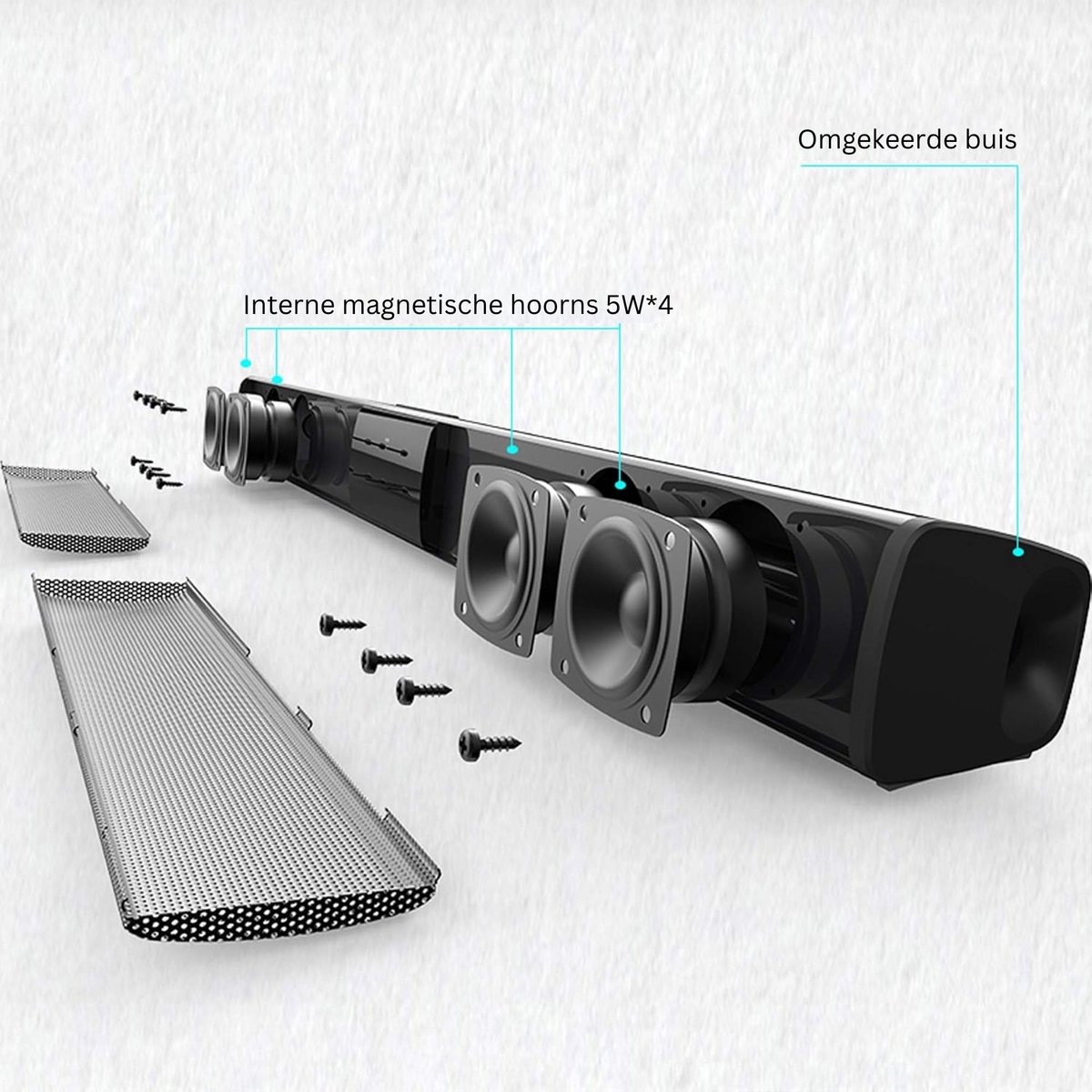Dailysuppliess Surround Home Cinema Set Zwart