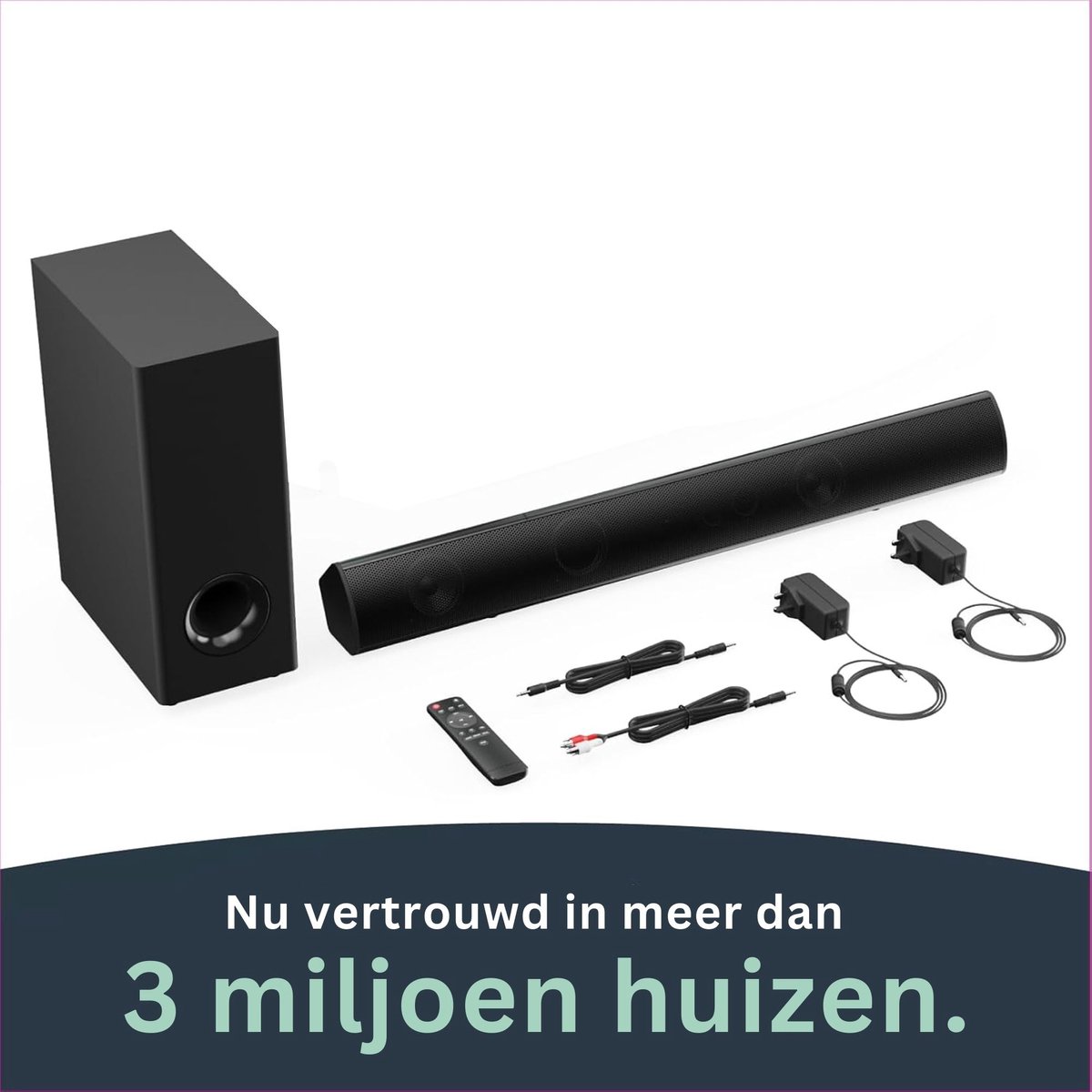 Dailysuppliess Surround Set Home Cinema Zwart