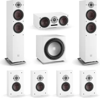 DALI Oberon 7 7.1 Surround Set Wit