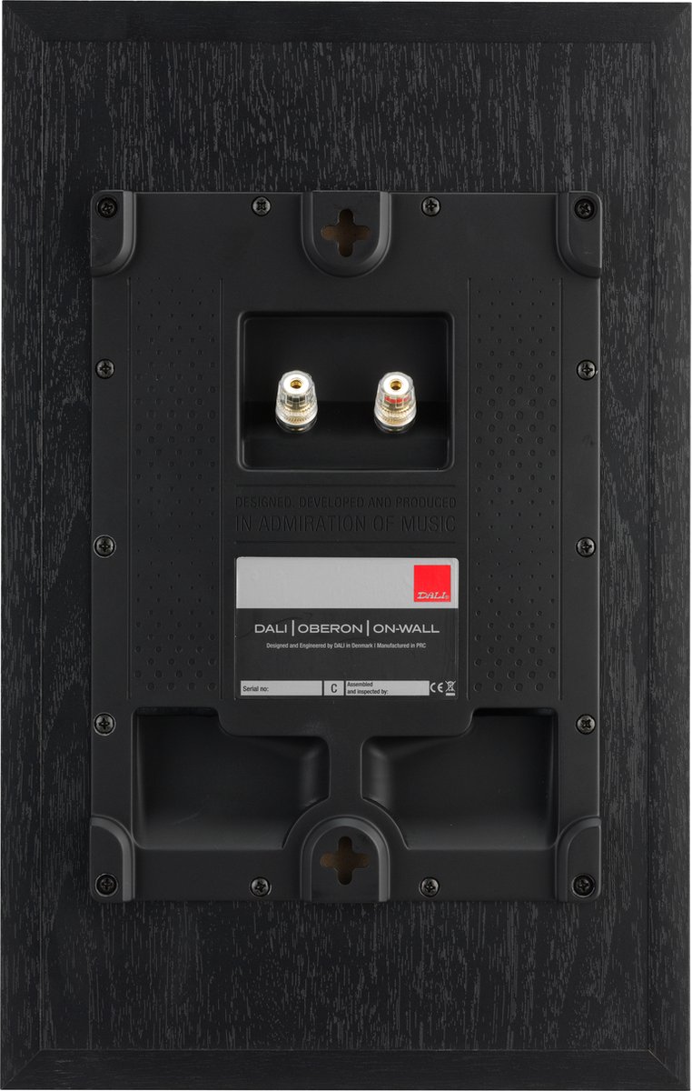 DALI Oberon 7 On-Wall 7.1 Surround Set Zwart