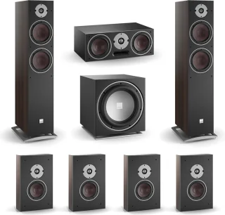 DALI Oberon 7 Surround 7.1 Set Walnoot