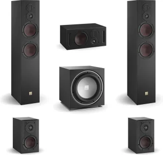 DALI Opticon MK2 5.1 Surround Bundel Zwart