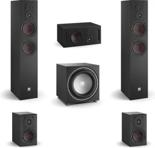 DALI Opticon MK2 5.1 Surround Bundel Zwart