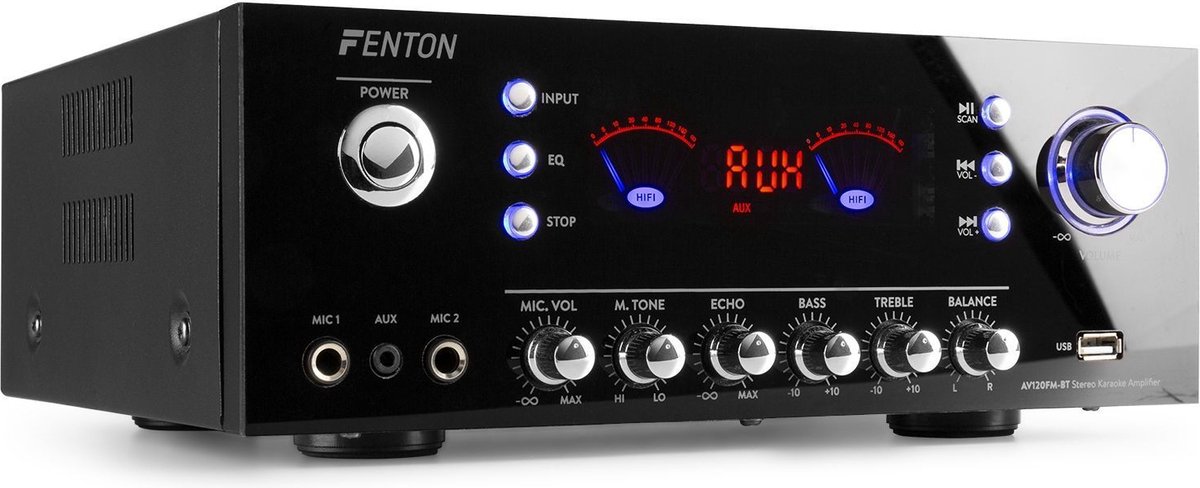 Fenton AV120FM-BT HiFi stereo installatie