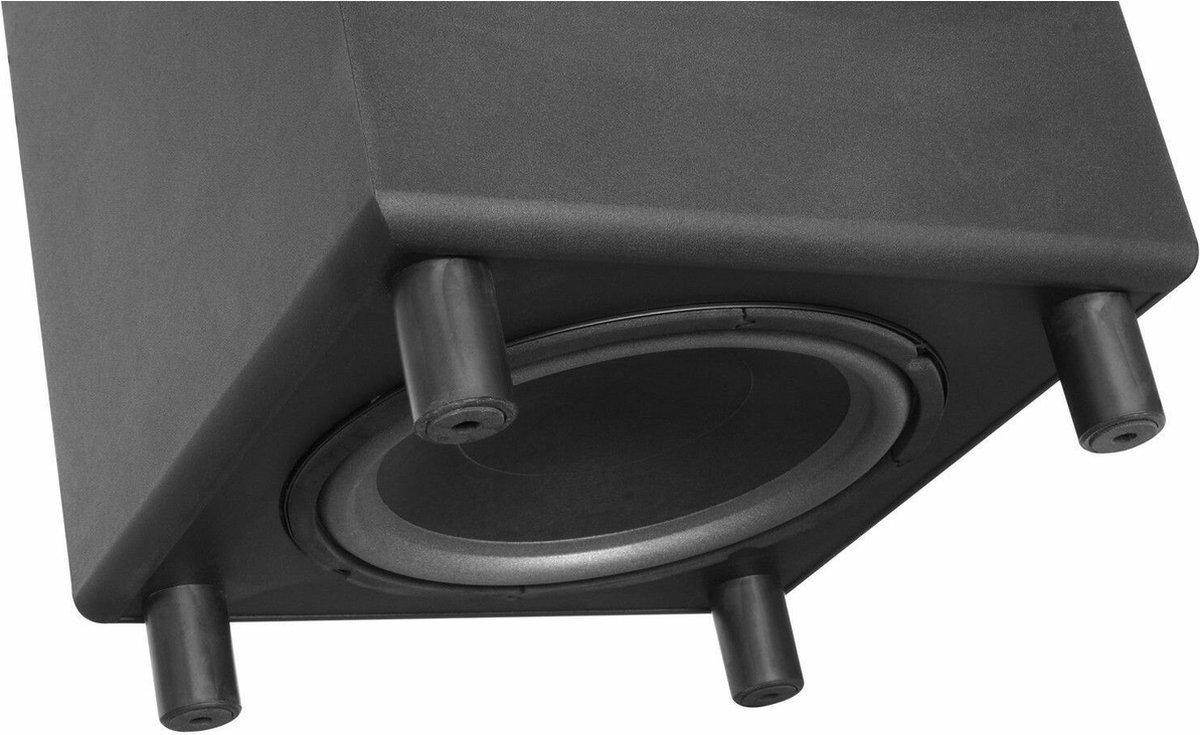 Fenton AV550BT 5.1 surround set met walnoot speakers en actieve subwoofer