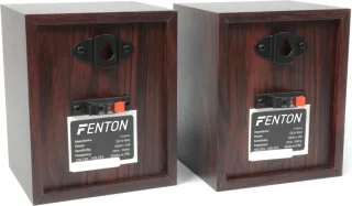 Fenton AV550BT 5.1 surround set met walnoot speakers en actieve subwoofer