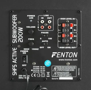 Fenton AV550BT 5.1 Surround Set Zwart