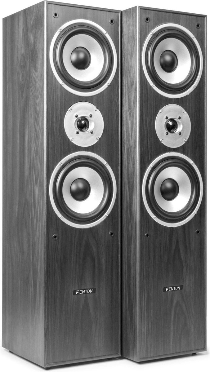 Fenton Home Cinema Set 5 Speakers Zwart 10" Subwoofer
