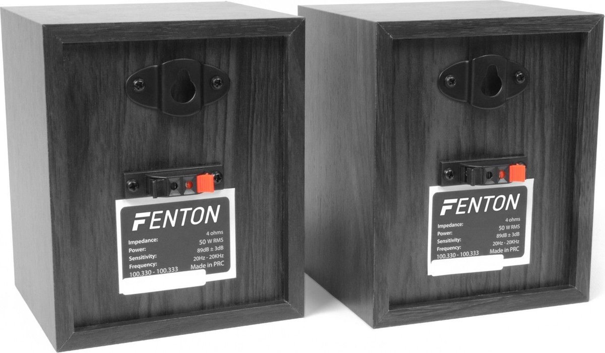 Fenton Home Cinema Set 5 Speakers Zwart 10" Subwoofer