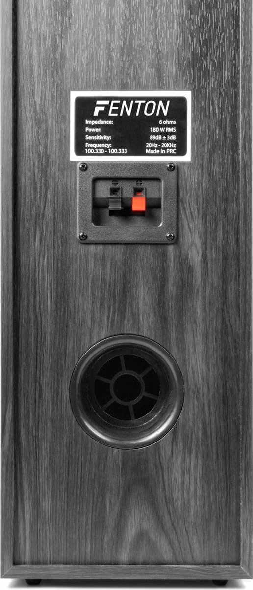 Fenton Home Cinema Set 5 Speakers Zwart 10" Subwoofer