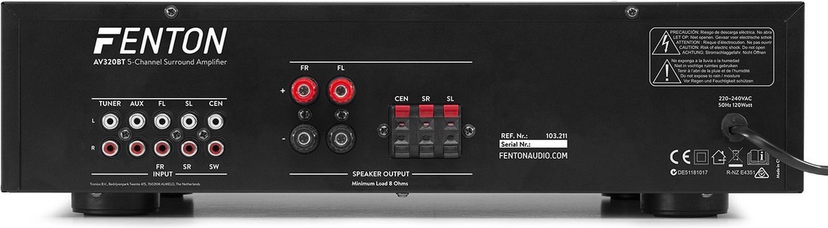 Fenton Home Cinema Set 5.1 Bluetooth