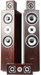Fenton Surround Set 5.0 Home Cinema Walnoot Bluetooth