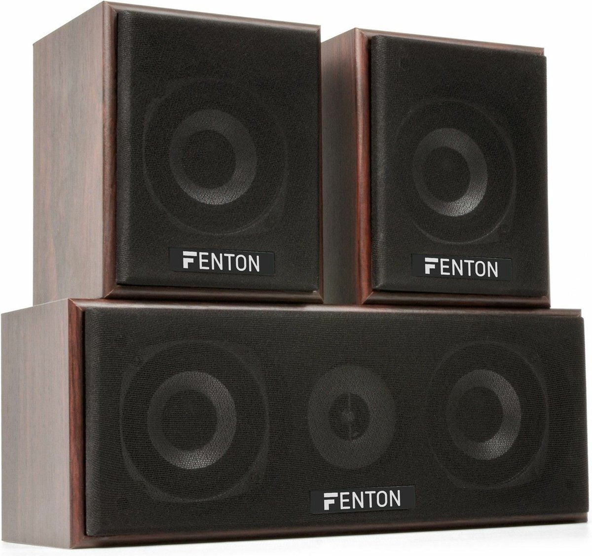 Fenton Surround Set 5.0 Home Cinema Walnoot Bluetooth