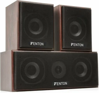 Fenton Surround Set 5.0 Home Cinema Walnoot Bluetooth
