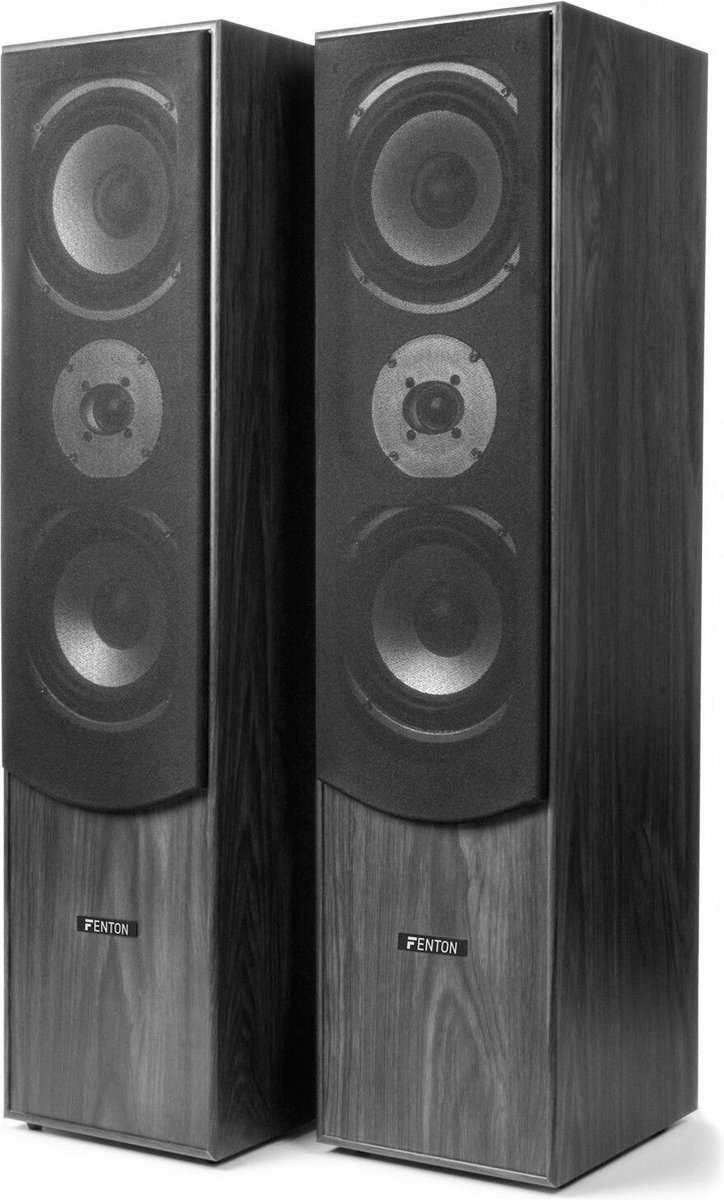 Fenton Surround Set 5.0 met Versterker en Speakers Zwart