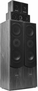 Fenton Surround Set 5.0 met Versterker en Speakers Zwart
