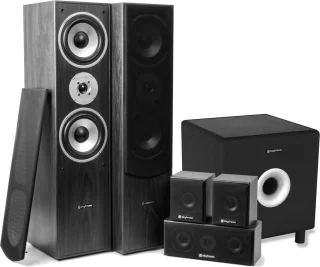Fenton Surround Set Home Cinema 5.0 met Actieve Subwoofer Zwart