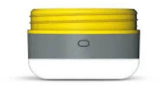 Goui LED-lamp geel/grijs