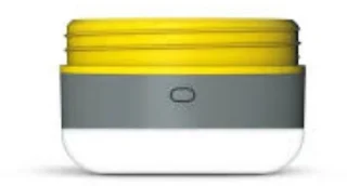Goui LED-lamp geel/grijs