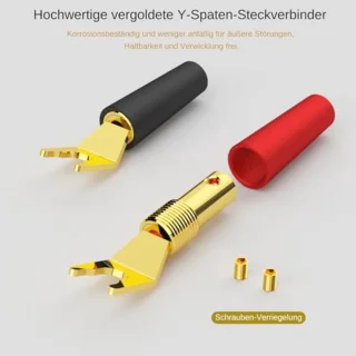 HiFi Luidsprekerkabel Y-spade 2 m (set van 2)