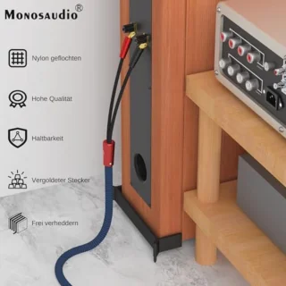 HiFi Luidsprekerkabel Y-spade 2 m (set van 2)