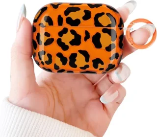 Hoes voor Airpods Pro 3 luipaardpatroon