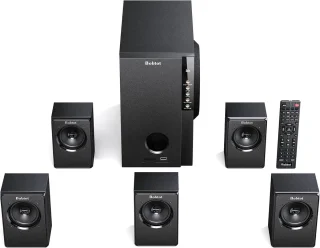 De Home Cinema Luidsprekersysteem - Zwart in één oogopslag