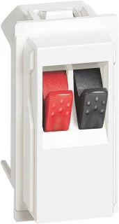 Home cinema speaker in wit