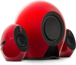 De Home Entertainment 2.1 Luidsprekersysteem - Rood in één oogopslag