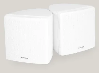Home theater luidspreker wandmontage wit