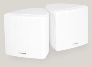 Home theater luidspreker wandmontage wit