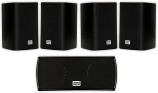 Home theater luidsprekers 5.1 surround set zwart