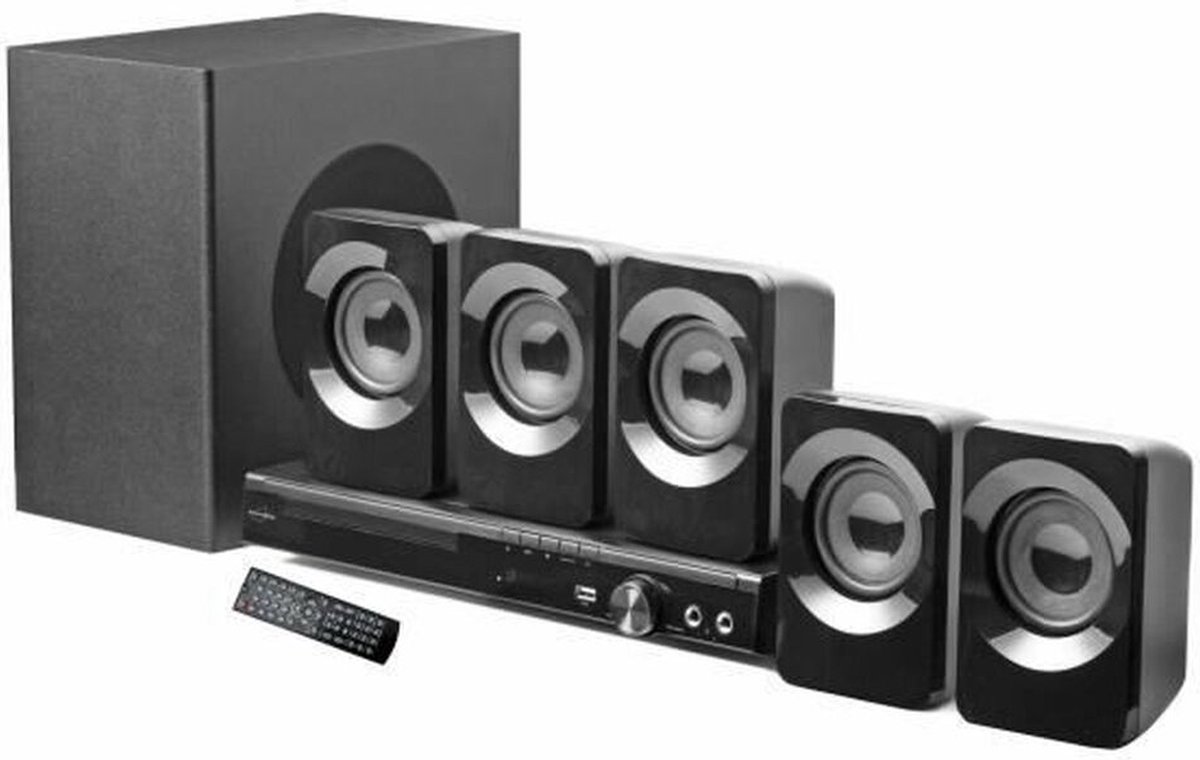 De Inovalley Home Cinema 5.1 Bluetooth DVD in één oogopslag