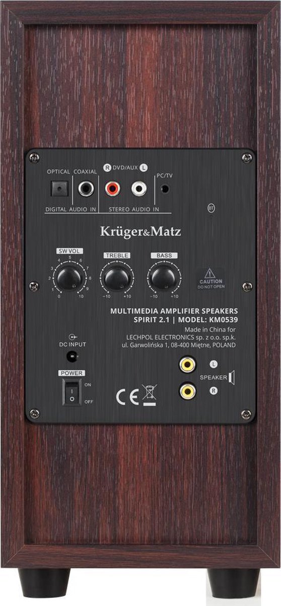 Krüger&Matz KM0539 Spirit 2.1 Bluetooth luidsprekersysteem
