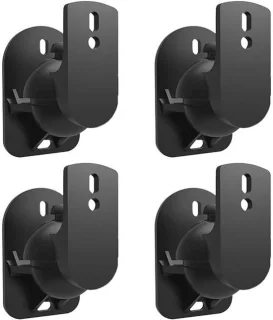 Luidspreker muurbeugels set van 4 zwart