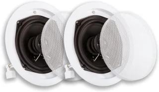 Luidsprekerset stereo set wit