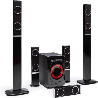 Luxe Home Cinema Draadloze Bluetooth Speakerset Zwart