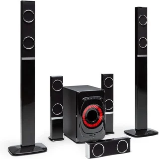 Luxe Home Cinema Draadloze Bluetooth Speakerset Zwart